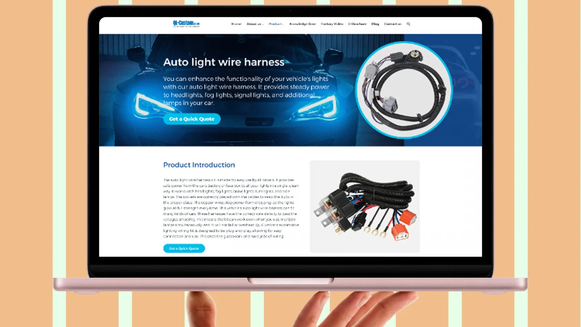 Industrial Website Designer, B2B Landing Page design​ services